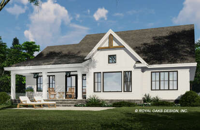 Modern Farmhouse House Plan #098-00382 Elevation Photo