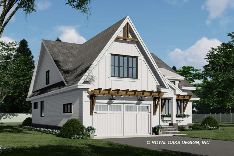Modern Farmhouse House Plan #098-00382 Elevation Photo