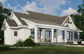 Modern Farmhouse House Plan #098-00382 Elevation Photo
