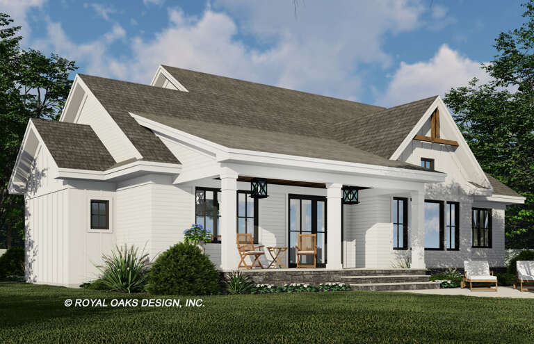 Modern Farmhouse House Plan #098-00382 Elevation Photo
