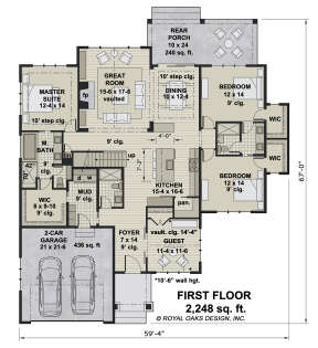 Main Floor  for House Plan #098-00382