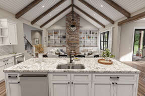 Modern Farmhouse House Plan #009-00313 Additional Photo