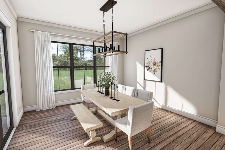 Modern Farmhouse House Plan #009-00313 Additional Photo