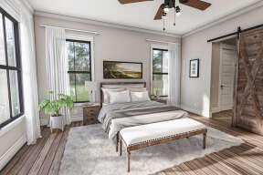 Modern Farmhouse House Plan #009-00313 Additional Photo