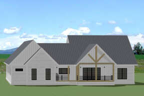 Modern Farmhouse House Plan #6849-00123 Elevation Photo
