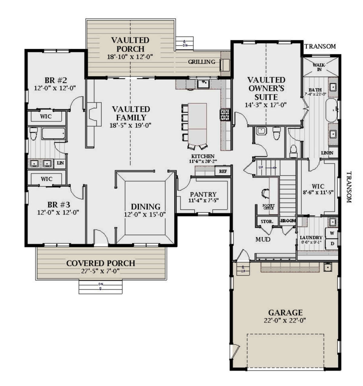 Main Floor  for House Plan #6849-00123