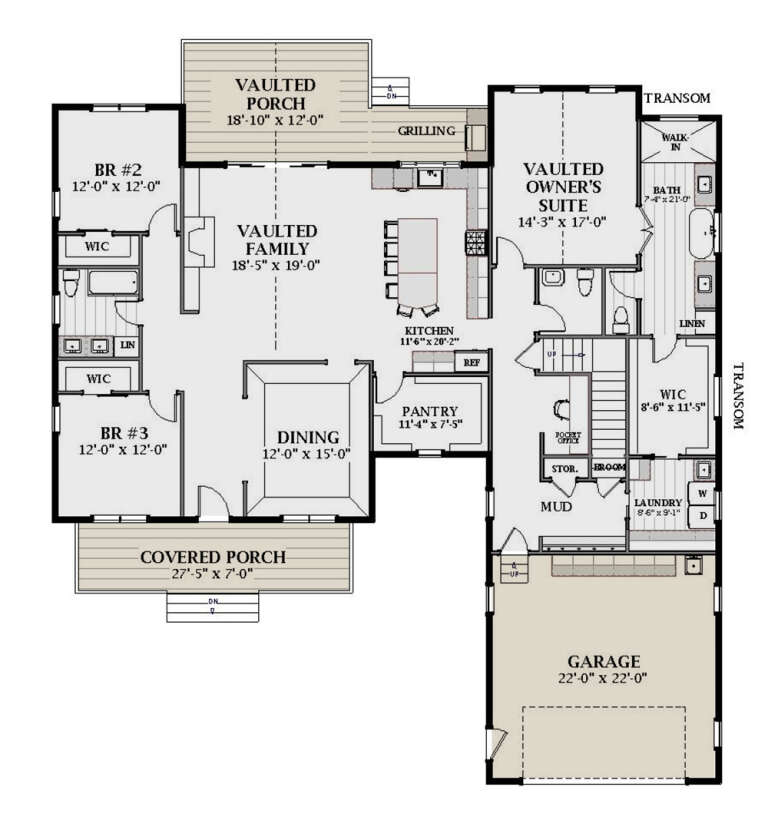 House Plan House Plan #27126 Drawing 1