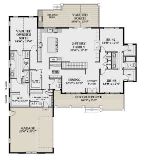 Main Floor for House Plan #6849-00124