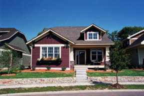 Craftsman House Plan #098-00002 Elevation Photo