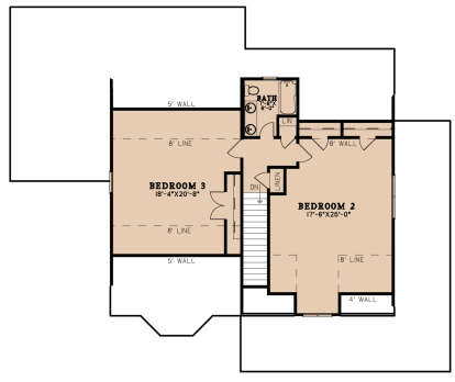 Second Floor for House Plan #8318-00247