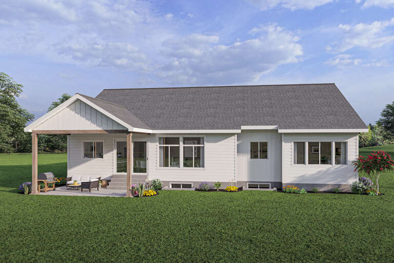 Modern Farmhouse House Plan #6785-00004 Elevation Photo