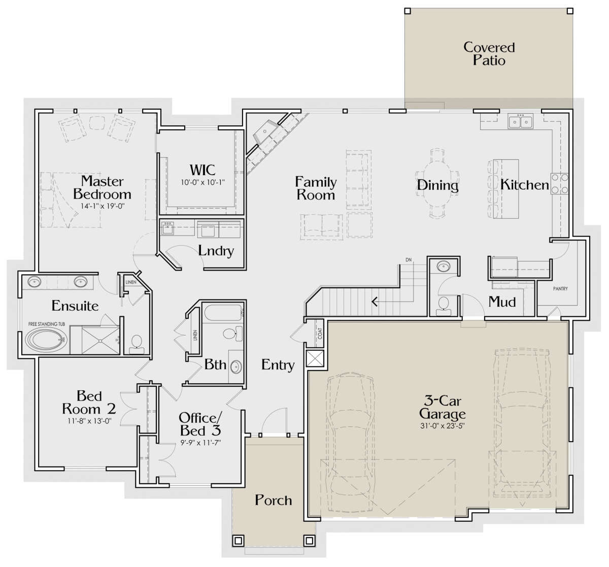 Main Floor  for House Plan #6785-00004
