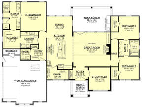 Main Floor  for House Plan #041-00275