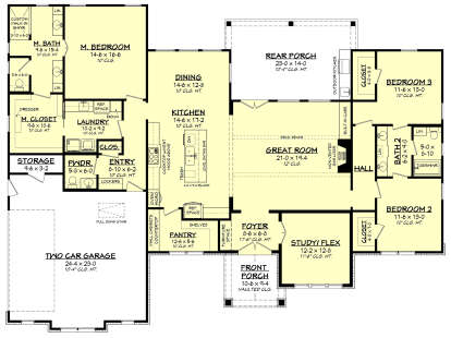 Main Floor  for House Plan #041-00275