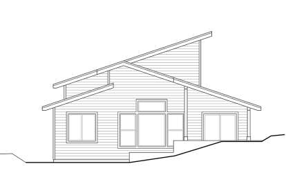 Modern House Plan #035-01008 Elevation Photo