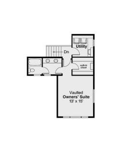 Second Floor for House Plan #035-01008