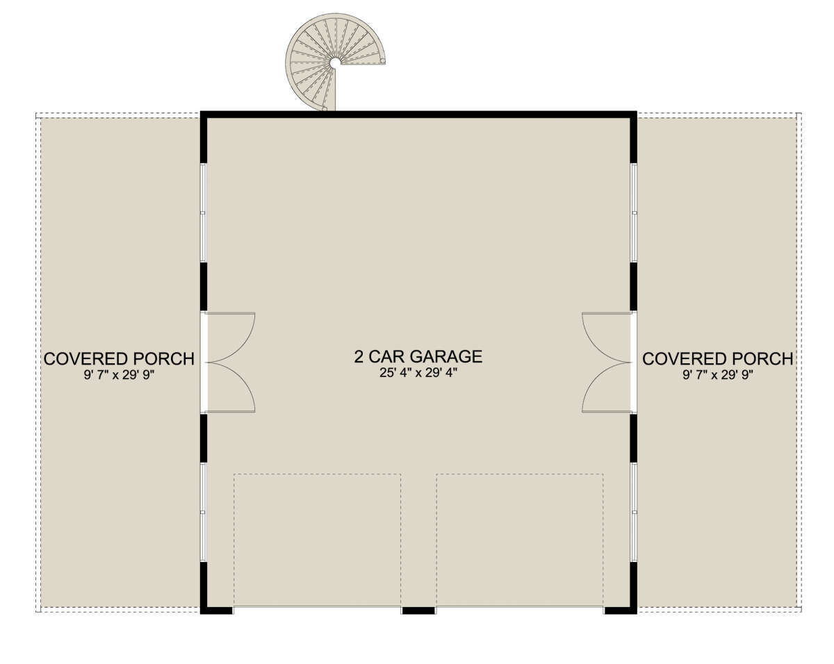 Garage Floor for House Plan #2802-00149