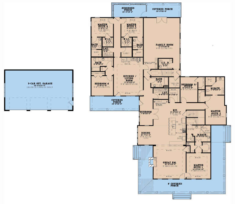 House Plan House Plan #27135 Drawing 1