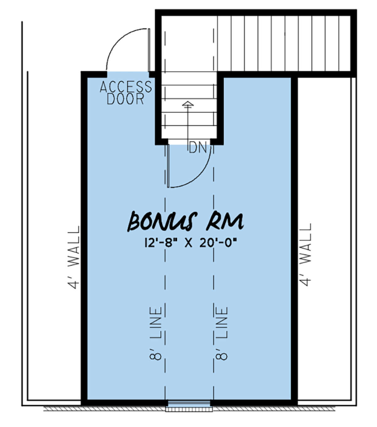 Bonus Room for House Plan #8318-00249