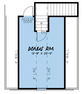 Bonus Room for House Plan #8318-00249