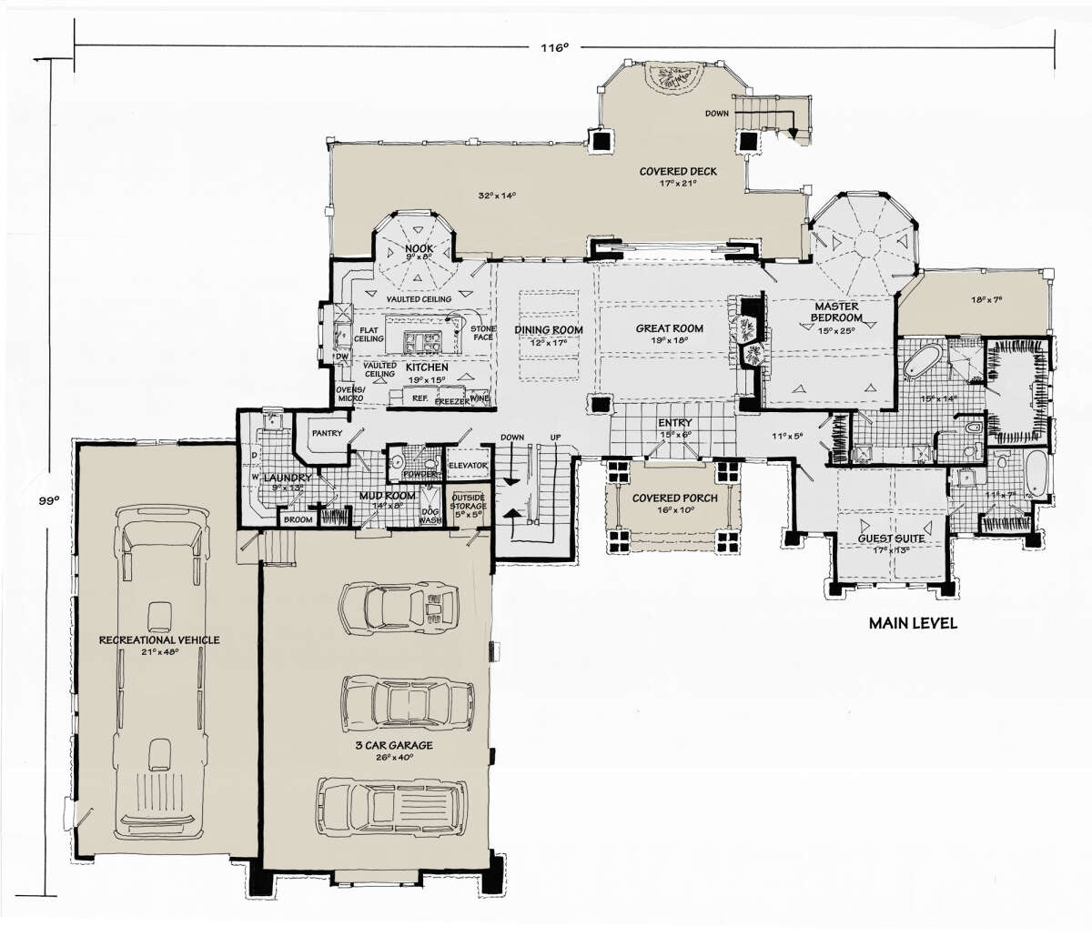 Main Floor  for House Plan #1907-00053