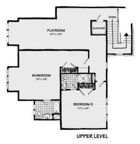 Second Floor for House Plan #1907-00053