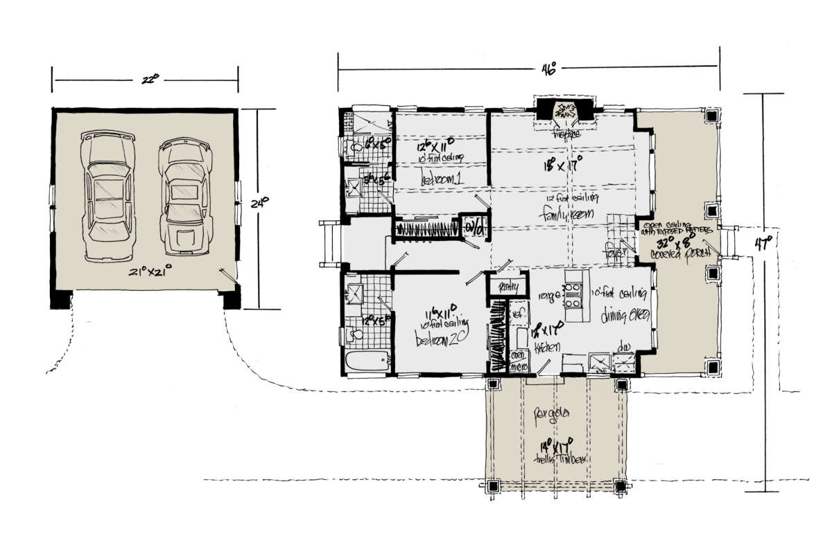 Main Floor  for House Plan #1907-00054