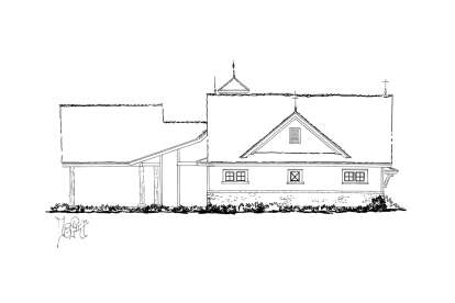 Craftsman House Plan #1907-00055 Elevation Photo