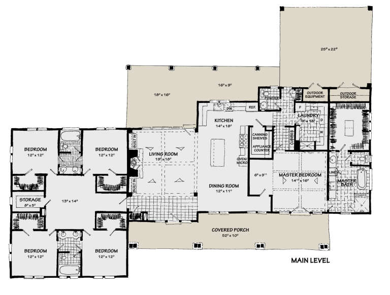 House Plan House Plan #27140 Drawing 1