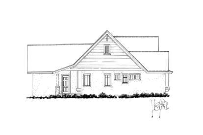 Craftsman House Plan #1907-00056 Elevation Photo