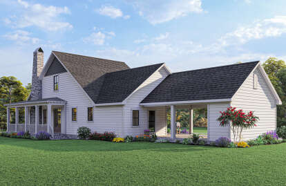 Modern Farmhouse House Plan #041-00276 Elevation Photo