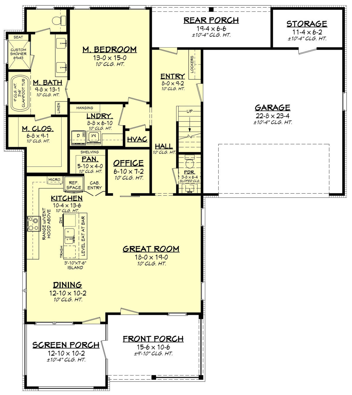 Main Floor  for House Plan #041-00277