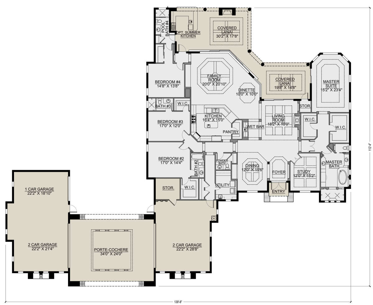 Main Floor  for House Plan #5565-00170