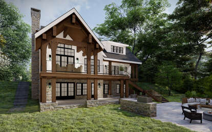 Modern Farmhouse House Plan #8687-00001 Elevation Photo