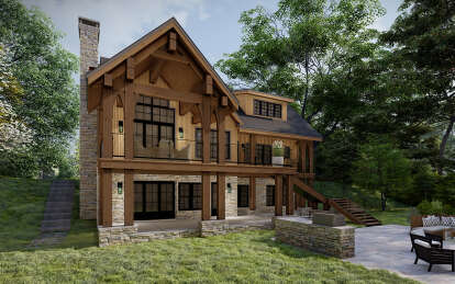 Modern Farmhouse House Plan #8687-00001 Elevation Photo