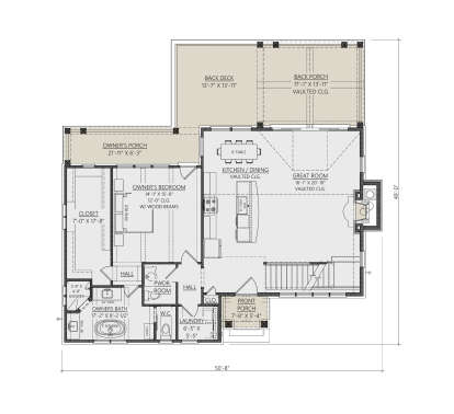 Main Floor  for House Plan #8687-00001