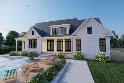 Modern Farmhouse House Plan #8687-00002 Elevation Photo