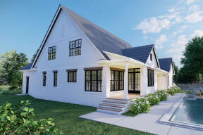 Modern Farmhouse House Plan #8687-00002 Elevation Photo