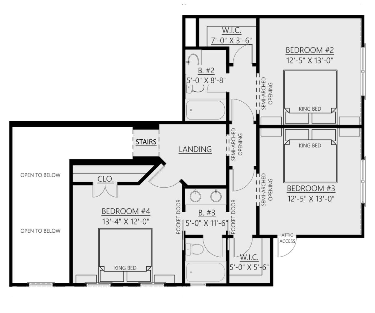 Second Floor for House Plan #8687-00002