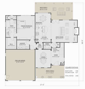 Main Floor  for House Plan #8687-00003