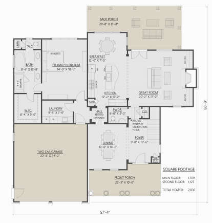 House Plan House Plan #27149 Drawing 1