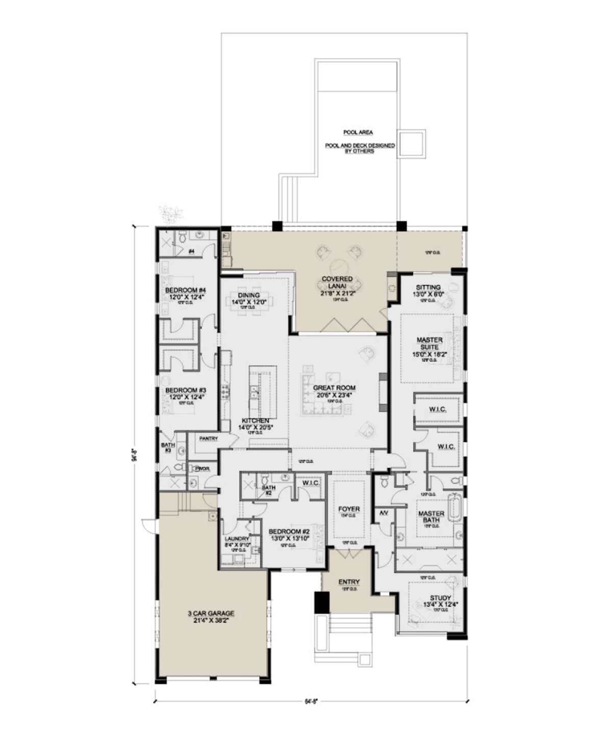 Main Floor  for House Plan #5565-00172