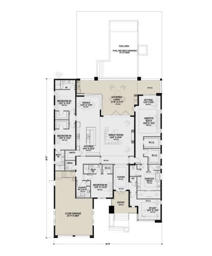 Main Floor  for House Plan #5565-00172