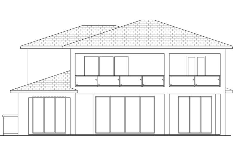 Contemporary House Plan #5565-00174 Elevation Photo