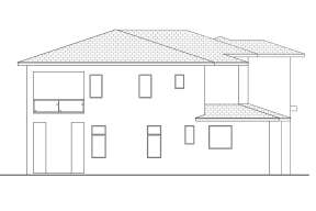 Contemporary House Plan #5565-00174 Elevation Photo