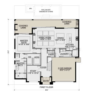 Main Floor  for House Plan #5565-00174