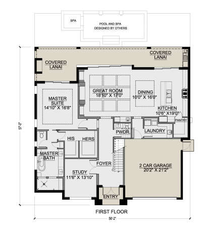 House Plan House Plan #27152 Drawing 1