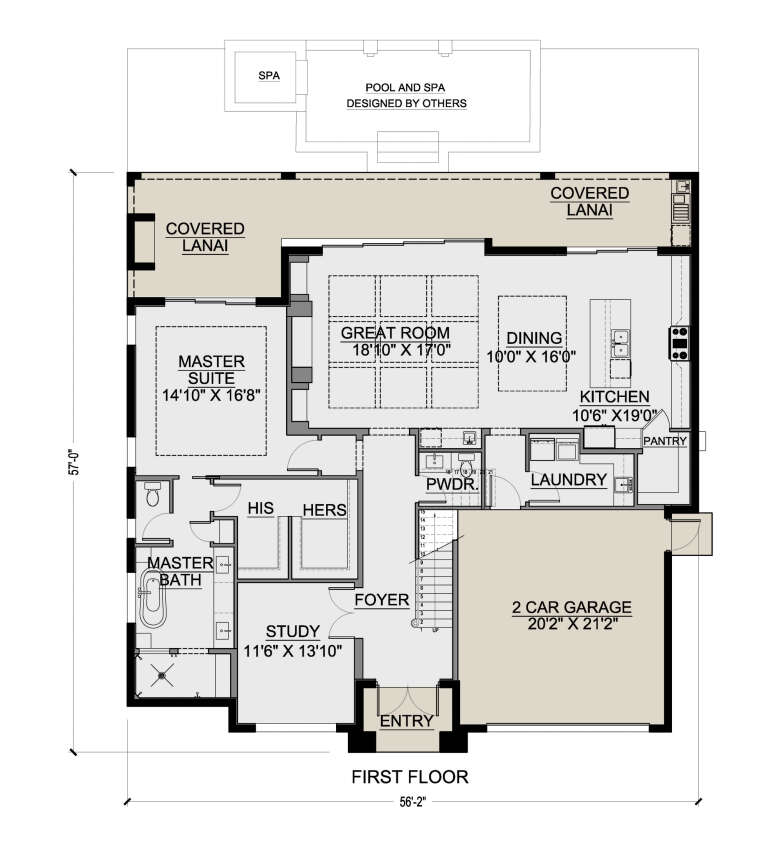 House Plan House Plan #27152 Drawing 1