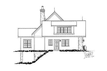 Craftsman House Plan #1907-00057 Elevation Photo