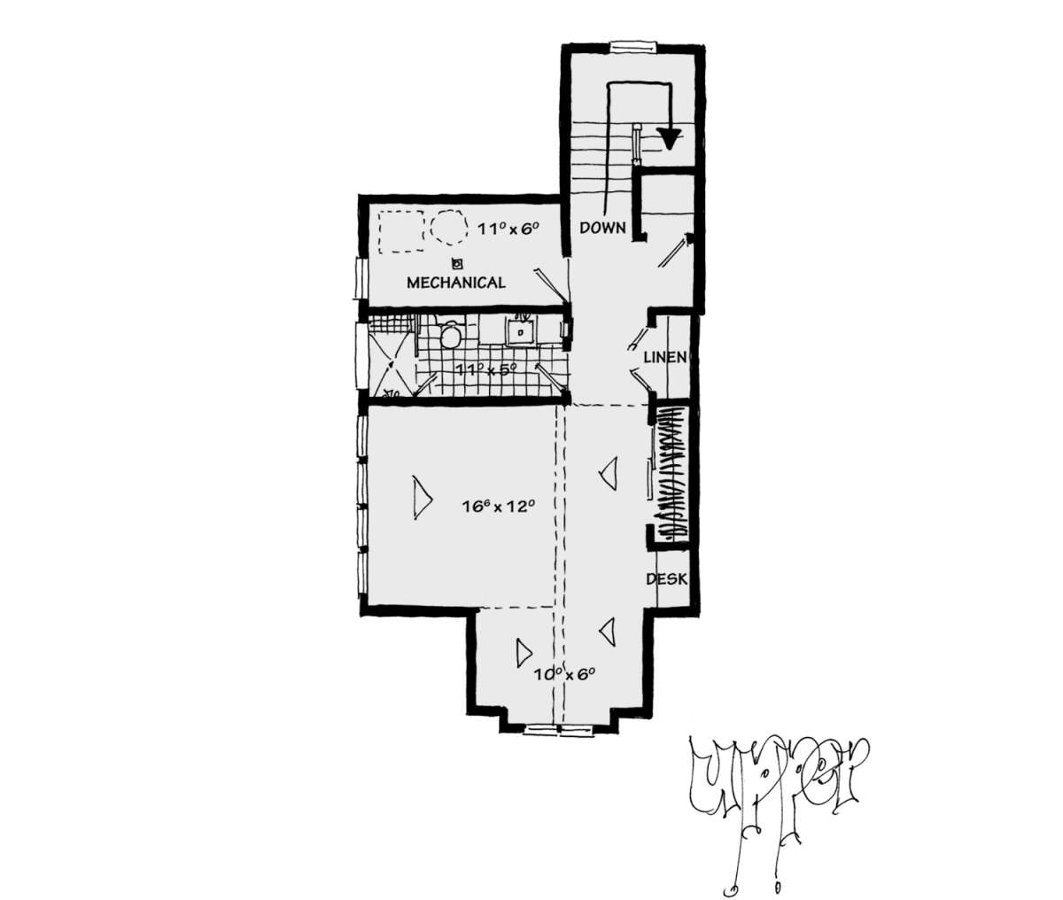 Second Floor for House Plan #1907-00057